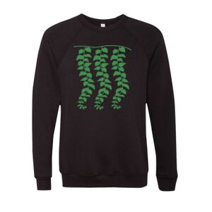 Unisex Sponge Fleece Raglan Crewneck Sweatshirt Thumbnail