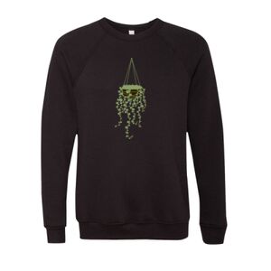 Unisex Sponge Fleece Raglan Crewneck Sweatshirt Thumbnail