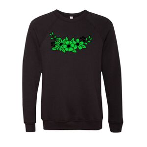 Unisex Sponge Fleece Raglan Crewneck Sweatshirt Thumbnail