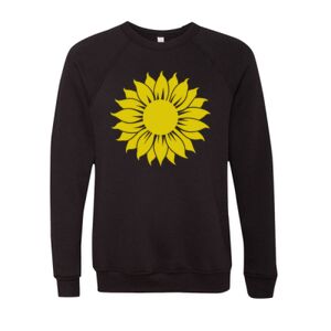 Unisex Sponge Fleece Raglan Crewneck Sweatshirt Thumbnail
