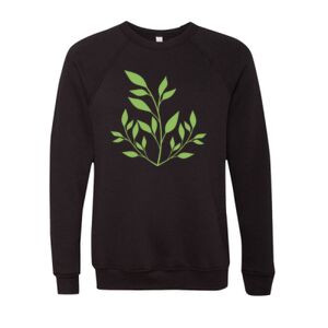 Unisex Sponge Fleece Raglan Crewneck Sweatshirt Thumbnail