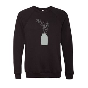 Unisex Sponge Fleece Raglan Crewneck Sweatshirt Thumbnail