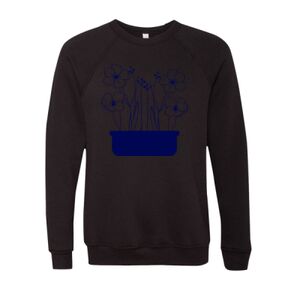 Unisex Sponge Fleece Raglan Crewneck Sweatshirt Thumbnail