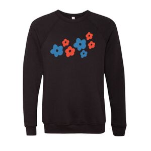 Unisex Sponge Fleece Raglan Crewneck Sweatshirt Thumbnail