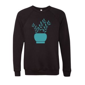 Unisex Sponge Fleece Raglan Crewneck Sweatshirt Thumbnail