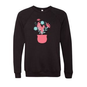 Unisex Sponge Fleece Raglan Crewneck Sweatshirt Thumbnail