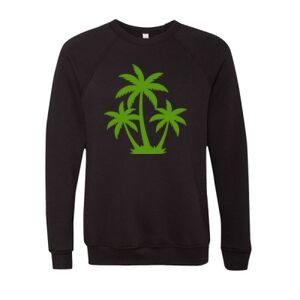 Unisex Sponge Fleece Raglan Crewneck Sweatshirt Thumbnail