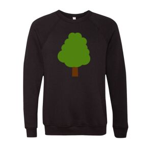 Unisex Sponge Fleece Raglan Crewneck Sweatshirt Thumbnail