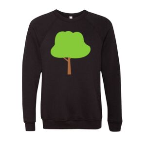 Unisex Sponge Fleece Raglan Crewneck Sweatshirt Thumbnail