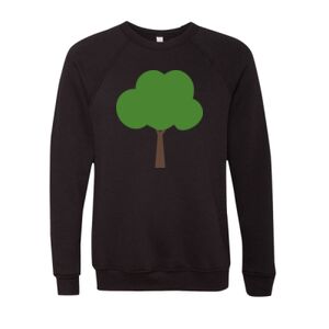 Unisex Sponge Fleece Raglan Crewneck Sweatshirt Thumbnail