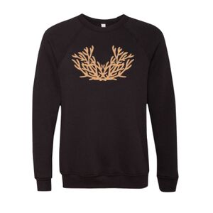 Unisex Sponge Fleece Raglan Crewneck Sweatshirt Thumbnail