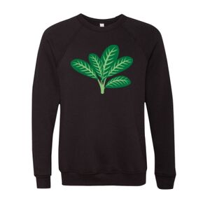 Unisex Sponge Fleece Raglan Crewneck Sweatshirt Thumbnail