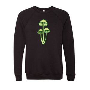 Unisex Sponge Fleece Raglan Crewneck Sweatshirt Thumbnail
