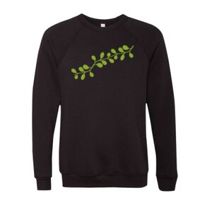 Unisex Sponge Fleece Raglan Crewneck Sweatshirt Thumbnail