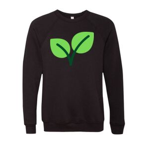 Unisex Sponge Fleece Raglan Crewneck Sweatshirt Thumbnail