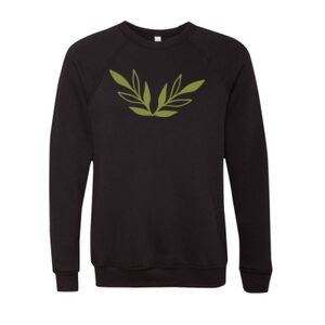 Unisex Sponge Fleece Raglan Crewneck Sweatshirt Thumbnail