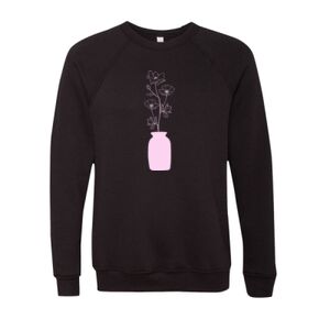 Unisex Sponge Fleece Raglan Crewneck Sweatshirt Thumbnail