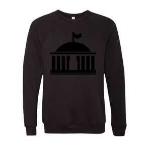 Unisex Sponge Fleece Raglan Crewneck Sweatshirt Thumbnail
