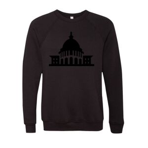 Unisex Sponge Fleece Raglan Crewneck Sweatshirt Thumbnail