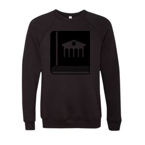 Unisex Sponge Fleece Raglan Crewneck Sweatshirt Thumbnail