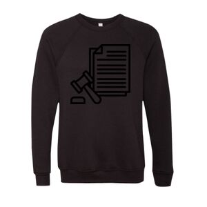 Unisex Sponge Fleece Raglan Crewneck Sweatshirt Thumbnail