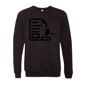 Unisex Sponge Fleece Raglan Crewneck Sweatshirt Thumbnail