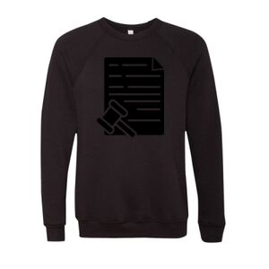 Unisex Sponge Fleece Raglan Crewneck Sweatshirt Thumbnail