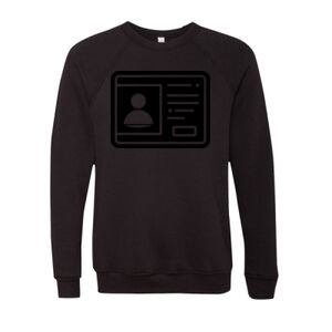 Unisex Sponge Fleece Raglan Crewneck Sweatshirt Thumbnail