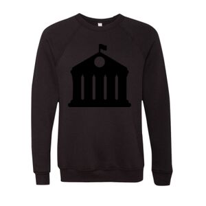 Unisex Sponge Fleece Raglan Crewneck Sweatshirt Thumbnail