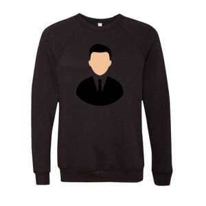 Unisex Sponge Fleece Raglan Crewneck Sweatshirt Thumbnail