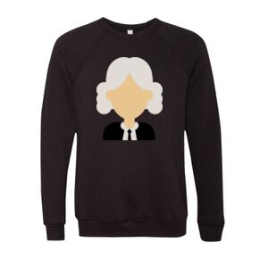 Unisex Sponge Fleece Raglan Crewneck Sweatshirt Thumbnail