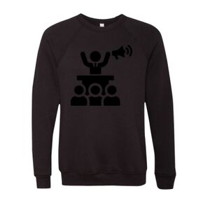 Unisex Sponge Fleece Raglan Crewneck Sweatshirt Thumbnail