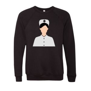 Unisex Sponge Fleece Raglan Crewneck Sweatshirt Thumbnail