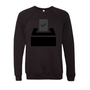 Unisex Sponge Fleece Raglan Crewneck Sweatshirt Thumbnail