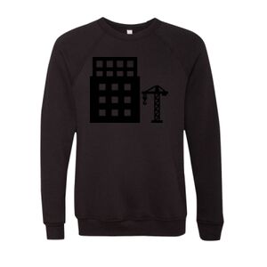 Unisex Sponge Fleece Raglan Crewneck Sweatshirt Thumbnail