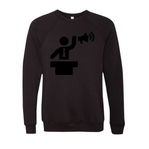 Unisex Sponge Fleece Raglan Crewneck Sweatshirt Thumbnail