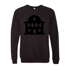 Unisex Sponge Fleece Raglan Crewneck Sweatshirt Thumbnail