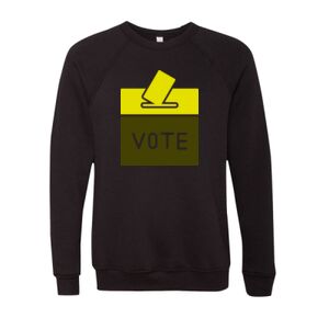 Unisex Sponge Fleece Raglan Crewneck Sweatshirt Thumbnail