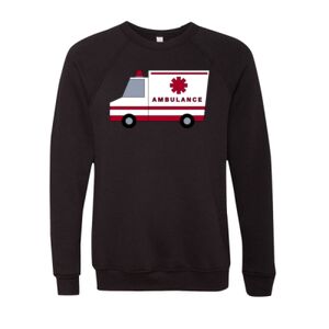 Unisex Sponge Fleece Raglan Crewneck Sweatshirt Thumbnail