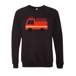Unisex Sponge Fleece Raglan Crewneck Sweatshirt Thumbnail