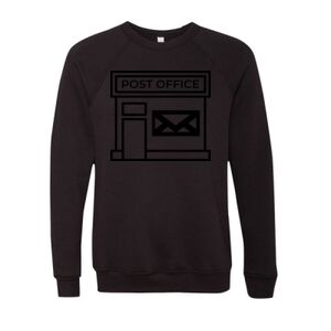 Unisex Sponge Fleece Raglan Crewneck Sweatshirt Thumbnail