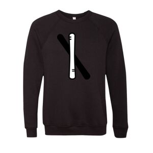 Unisex Sponge Fleece Raglan Crewneck Sweatshirt Thumbnail